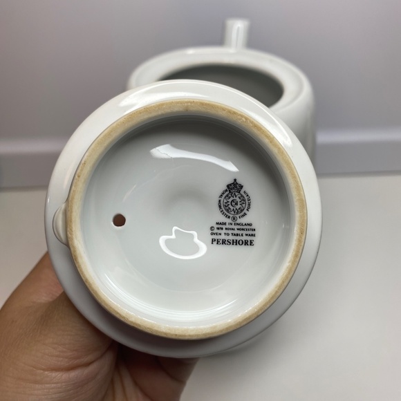 Vintage ROYAL WORCESTER Fine Porcelain PERSHORE 5 Cup Teapot Very Rare - Picture 7 of 12